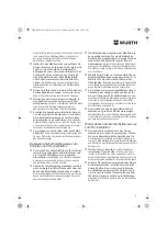 Предварительный просмотр 6 страницы Würth EWS 7-115 BASIC Translation Of The Original Operating Instructions