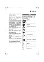 Предварительный просмотр 8 страницы Würth EWS 7-115 BASIC Translation Of The Original Operating Instructions