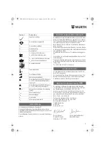 Предварительный просмотр 9 страницы Würth EWS 7-115 BASIC Translation Of The Original Operating Instructions