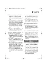 Предварительный просмотр 16 страницы Würth EWS 7-115 BASIC Translation Of The Original Operating Instructions