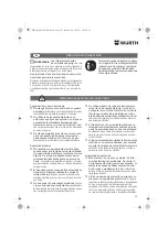 Предварительный просмотр 43 страницы Würth EWS 7-115 BASIC Translation Of The Original Operating Instructions