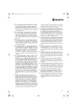 Предварительный просмотр 45 страницы Würth EWS 7-115 BASIC Translation Of The Original Operating Instructions