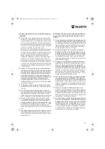 Предварительный просмотр 46 страницы Würth EWS 7-115 BASIC Translation Of The Original Operating Instructions