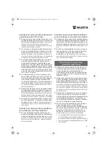 Предварительный просмотр 47 страницы Würth EWS 7-115 BASIC Translation Of The Original Operating Instructions