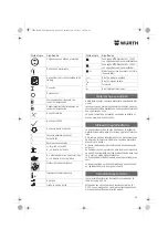 Предварительный просмотр 49 страницы Würth EWS 7-115 BASIC Translation Of The Original Operating Instructions