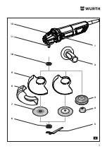 Предварительный просмотр 3 страницы Würth EWS 8-115 Light Original Operating Instructions