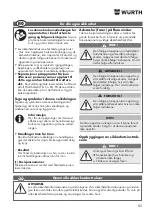 Предварительный просмотр 85 страницы Würth EWS 8-115 Light Original Operating Instructions