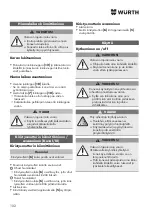 Предварительный просмотр 102 страницы Würth EWS 8-115 Light Original Operating Instructions