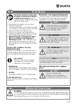 Предварительный просмотр 105 страницы Würth EWS 8-115 Light Original Operating Instructions