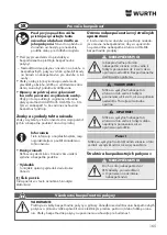 Предварительный просмотр 165 страницы Würth EWS 8-115 Light Original Operating Instructions