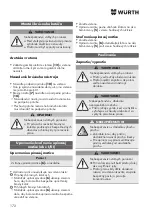 Предварительный просмотр 172 страницы Würth EWS 8-115 Light Original Operating Instructions