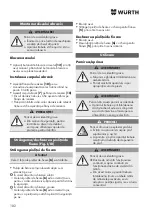 Предварительный просмотр 182 страницы Würth EWS 8-115 Light Original Operating Instructions