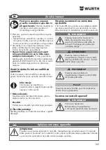 Предварительный просмотр 185 страницы Würth EWS 8-115 Light Original Operating Instructions