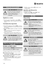 Предварительный просмотр 192 страницы Würth EWS 8-115 Light Original Operating Instructions