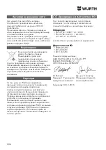 Предварительный просмотр 204 страницы Würth EWS 8-115 Light Original Operating Instructions