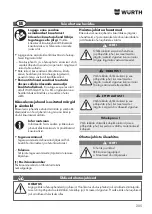 Предварительный просмотр 205 страницы Würth EWS 8-115 Light Original Operating Instructions