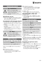 Предварительный просмотр 263 страницы Würth FKWS 9-125 Translation Of The Original Operating Instructions