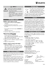 Предварительный просмотр 265 страницы Würth FKWS 9-125 Translation Of The Original Operating Instructions