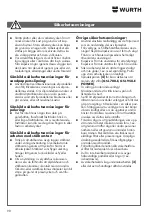 Preview for 98 page of Würth GS 700-E Operating Instructions Manual