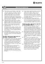 Preview for 232 page of Würth GS 700-E Operating Instructions Manual