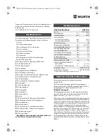 Preview for 10 page of Würth HKS 10-A Translation Of The Original Operating Instructions