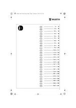 Preview for 2 page of Würth HKS 18-A Translation Of The Original Operating Instructions