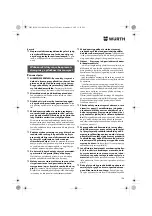 Preview for 134 page of Würth HKS 18-A Translation Of The Original Operating Instructions