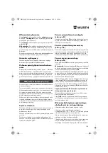 Preview for 140 page of Würth HKS 18-A Translation Of The Original Operating Instructions