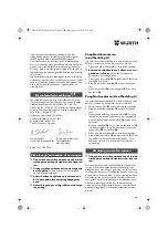 Preview for 64 page of Würth HKS 65-E POWER Translation Of The Original Operating Instructions