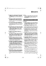 Preview for 69 page of Würth HKS 65-E POWER Translation Of The Original Operating Instructions