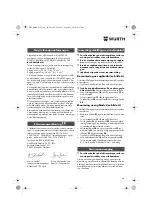 Preview for 80 page of Würth HKS 65-E POWER Translation Of The Original Operating Instructions