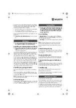 Preview for 81 page of Würth HKS 65-E POWER Translation Of The Original Operating Instructions