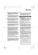 Preview for 85 page of Würth HKS 65-E POWER Translation Of The Original Operating Instructions