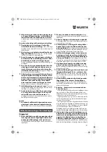 Preview for 93 page of Würth HKS 65-E POWER Translation Of The Original Operating Instructions