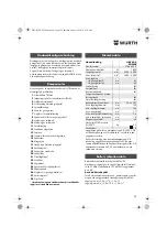 Preview for 95 page of Würth HKS 65-E POWER Translation Of The Original Operating Instructions