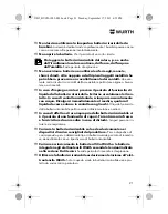 Preview for 21 page of Würth HL 10-A Translation Of The Original Operating Instructions