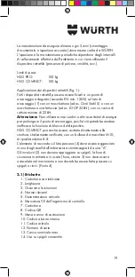 Preview for 19 page of Würth HSG 10 PRO Instructions For Use Manual