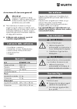 Предварительный просмотр 18 страницы Würth IEG-1000 SOLID Translation Of The Original Operating Instructions