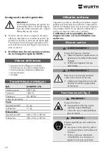 Предварительный просмотр 24 страницы Würth IEG-1000 SOLID Translation Of The Original Operating Instructions