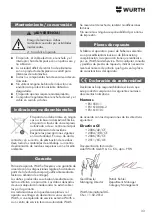 Preview for 33 page of Würth IEG-1000 SOLID Translation Of The Original Operating Instructions