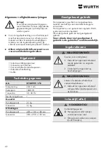 Предварительный просмотр 42 страницы Würth IEG-1000 SOLID Translation Of The Original Operating Instructions