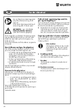 Preview for 46 page of Würth IEG-1000 SOLID Translation Of The Original Operating Instructions