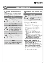 Preview for 47 page of Würth IEG-1000 SOLID Translation Of The Original Operating Instructions