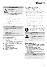 Предварительный просмотр 55 страницы Würth IEG-1000 SOLID Translation Of The Original Operating Instructions