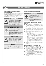 Preview for 71 page of Würth IEG-1000 SOLID Translation Of The Original Operating Instructions