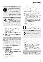 Preview for 79 page of Würth IEG-1000 SOLID Translation Of The Original Operating Instructions