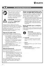 Preview for 82 page of Würth IEG-1000 SOLID Translation Of The Original Operating Instructions