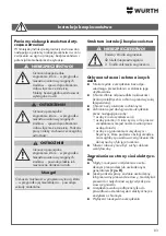 Предварительный просмотр 83 страницы Würth IEG-1000 SOLID Translation Of The Original Operating Instructions