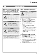 Предварительный просмотр 89 страницы Würth IEG-1000 SOLID Translation Of The Original Operating Instructions