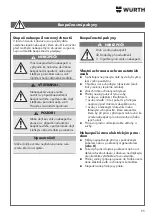 Предварительный просмотр 95 страницы Würth IEG-1000 SOLID Translation Of The Original Operating Instructions